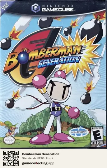 Bomberman Generation Nintendo GameCube, NTSC box front