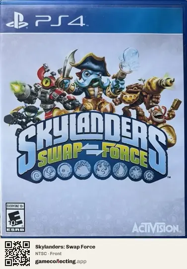 Skylanders: Swap Force PlayStation 4, NTSC box front