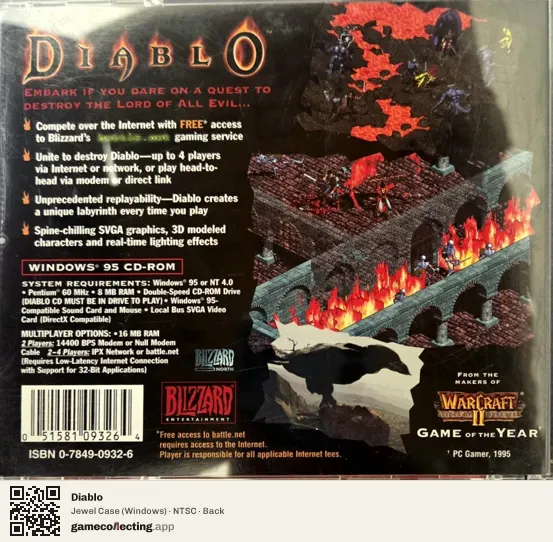 Diablo Computer, NTSC box back