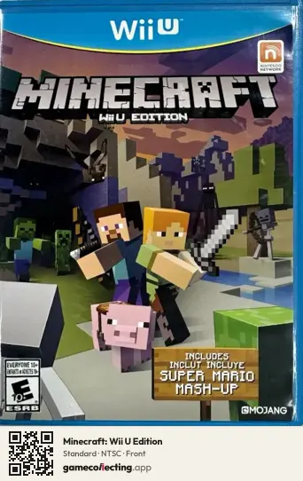 Minecraft: Wii U Edition Nintendo Wii U, NTSC box front