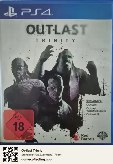 Outlast Trinity PlayStation 4, Germany box front