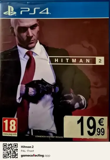 Hitman 2 PlayStation 4, PAL box front