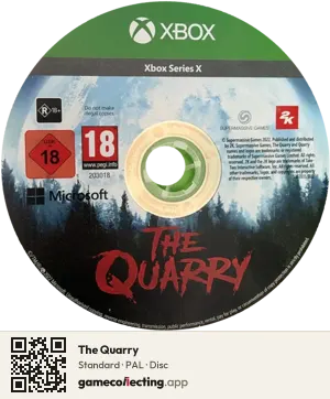 The Quarry Xbox Series X, PAL disc