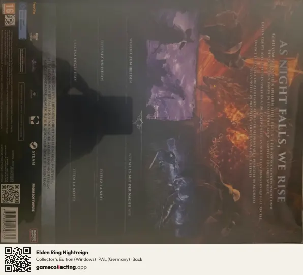 Elden Ring Nightreign Computer, Germany box back