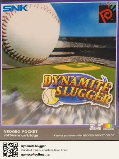 Dynamite Slugger Neo Geo Pocket Color, United Kingdom box front