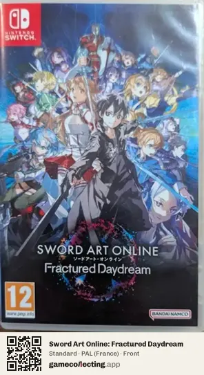 Sword Art Online: Fractured Daydream Nintendo Switch, France box front
