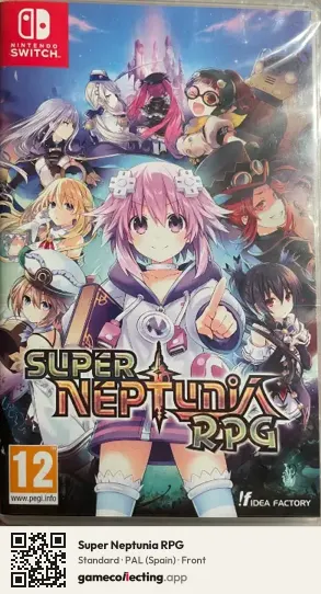 Super Neptunia RPG Nintendo Switch, Spain box front