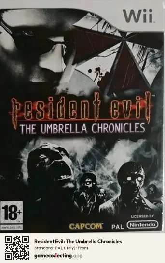 Resident Evil: The Umbrella Chronicles Nintendo Wii, Italy box front