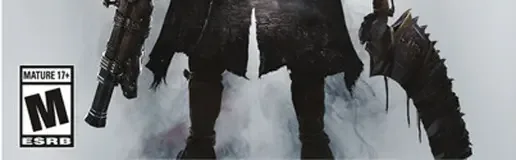 Bloodborne, the ESRB box on its front
