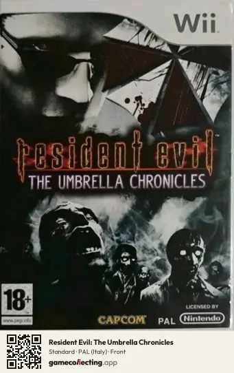 Resident Evil: The Umbrella Chronicles Nintendo Wii, Italy box front