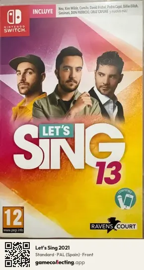 Let's Sing 2021 Nintendo Switch, Spain box front