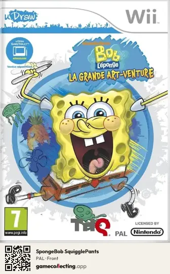 SpongeBob SquigglePants Nintendo Wii, PAL box front