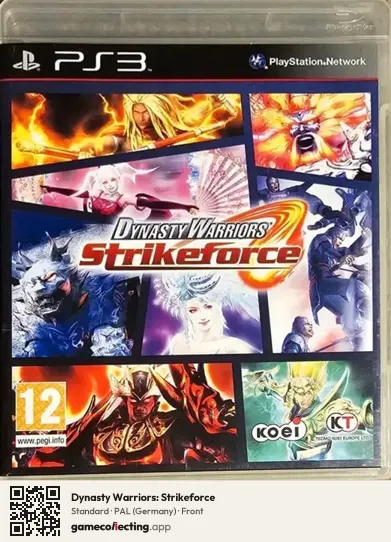 Dynasty Warriors: Strikeforce PlayStation 3, Germany box front