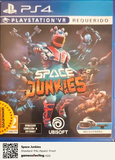 Space Junkies PlayStation 4, Spain box front