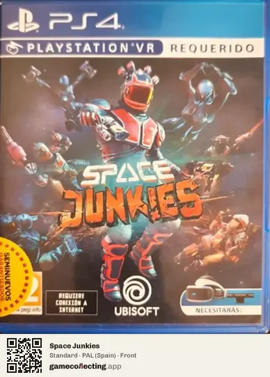Space Junkies PlayStation 4, Spain box front