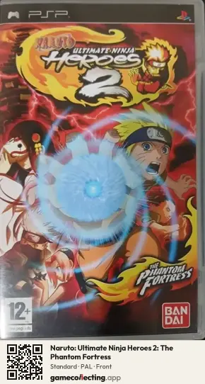 Naruto: Ultimate Ninja Heroes 2: The Phantom Fortress PlayStation Portable, PAL box front