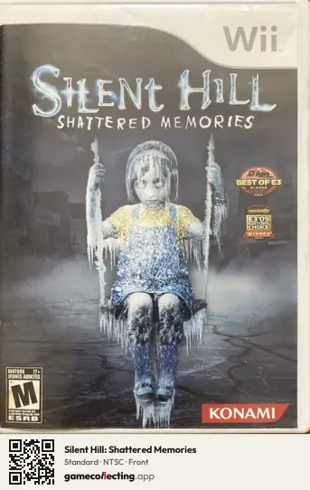 Silent Hill: Shattered Memories Nintendo Wii, NTSC box front