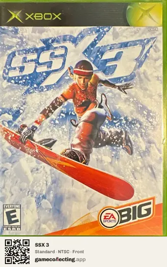 SSX 3 Xbox, NTSC box front