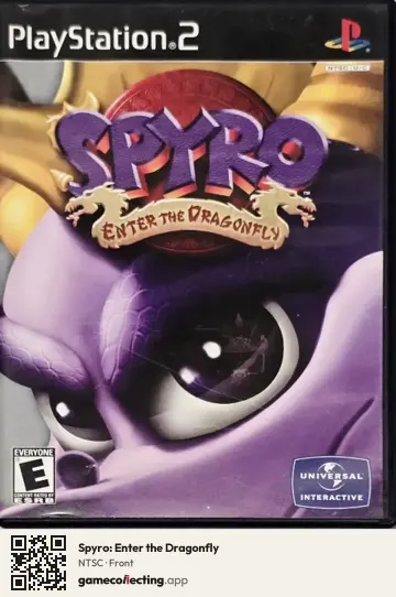 Spyro: Enter the Dragonfly PlayStation 2, NTSC box front