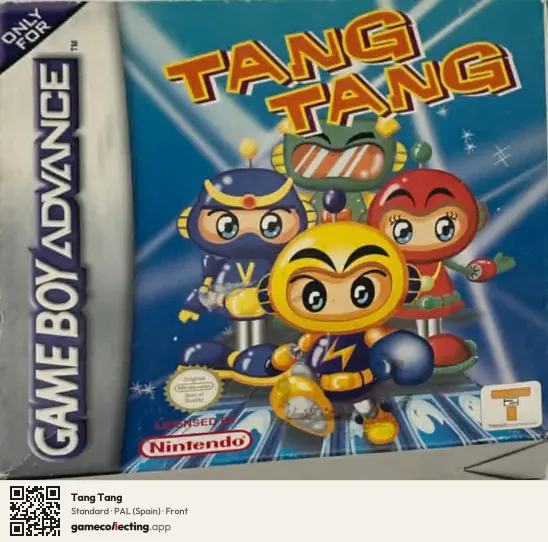 Tang Tang Game Boy Advance, Spain box front