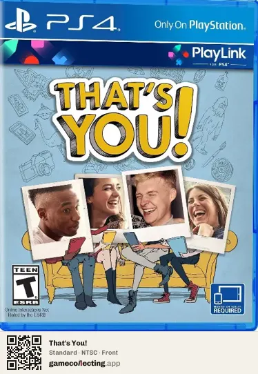 That's You! PlayStation 4, NTSC box front