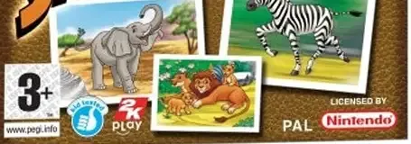Go, Diego, Go! Safari Rescue, the PEGI square on its front
