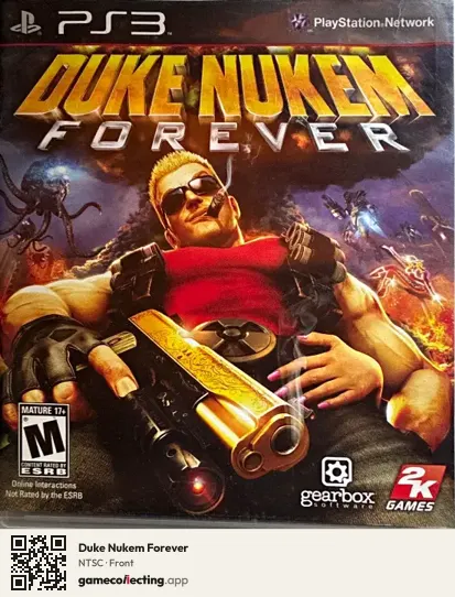 Duke Nukem Forever PlayStation 3, NTSC box front