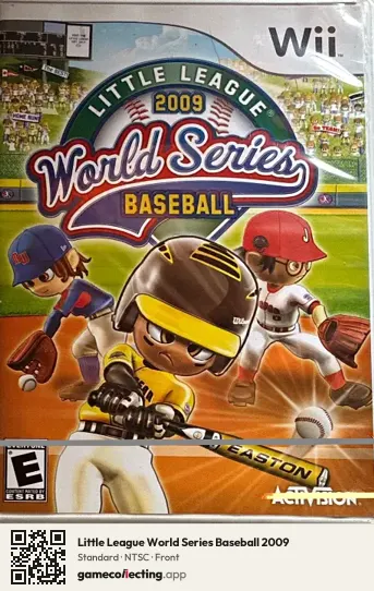 Little League World Series Baseball 2009 Nintendo Wii, NTSC box front