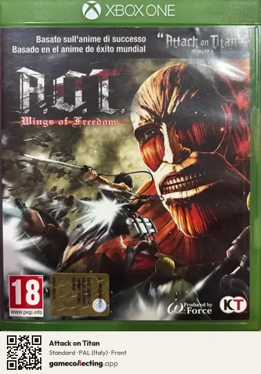 Attack on Titan Xbox One, Italy box front