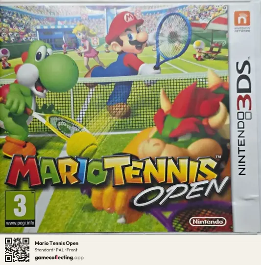 Mario Tennis Open Nintendo 3DS, PAL box front