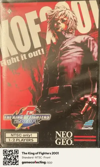 The King of Fighters 2001 Neo Geo AES, NTSC box front