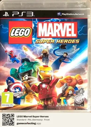 LEGO Marvel Super Heroes PlayStation 3, Germany box front
