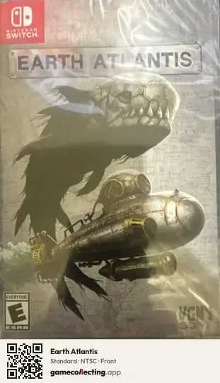 Earth Atlantis Nintendo Switch, NTSC box front
