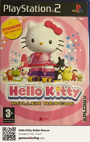 Hello Kitty: Roller Rescue PlayStation 2, PAL box front