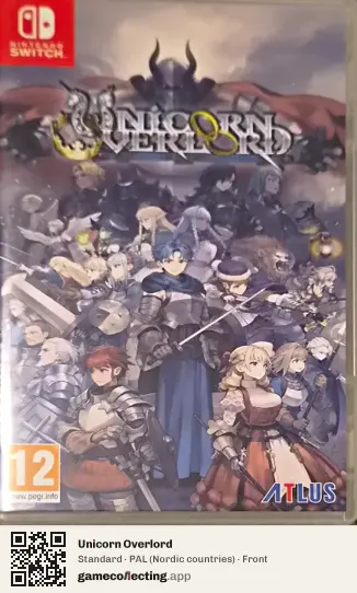 Unicorn Overlord Nintendo Switch, Nordic countries box front