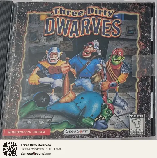 Three Dirty Dwarves Computer, NTSC box front