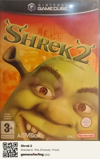 Shrek 2 Nintendo GameCube, France box front