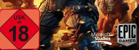 Gears of War: Judgment, the USK square on its front