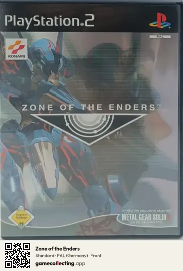 Zone of the Enders PlayStation 2, Germany box front