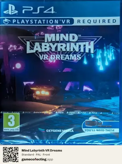 Mind Labyrinth VR Dreams PlayStation 4, PAL box front