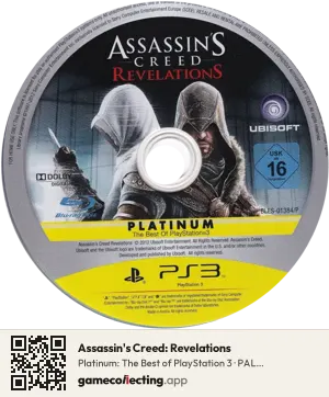 Assassin's Creed: Revelations PlayStation 3, PAL disc