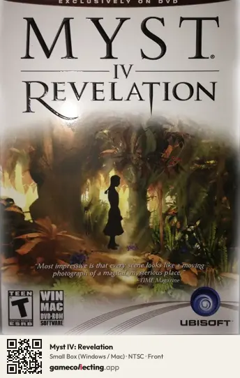 Myst IV: Revelation Computer, NTSC box front