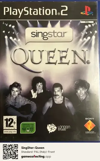 SingStar: Queen PlayStation 2, Italy box front