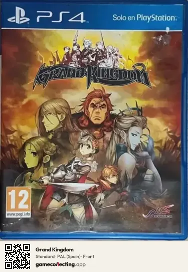 Grand Kingdom PlayStation 4, Spain box front