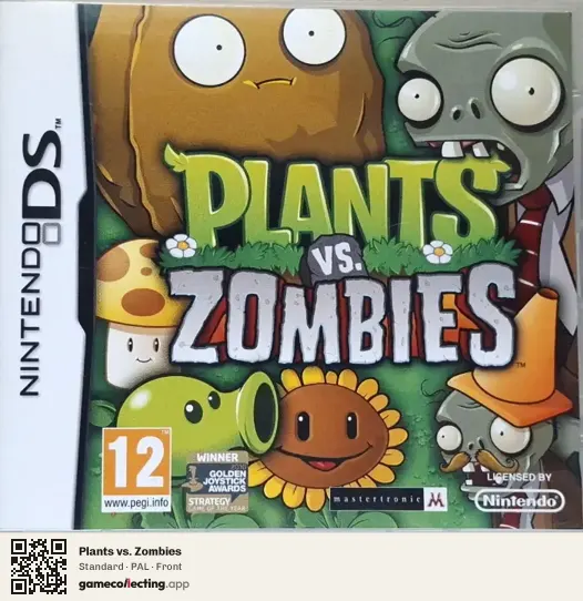 Plants vs. Zombies Nintendo DS, PAL box front