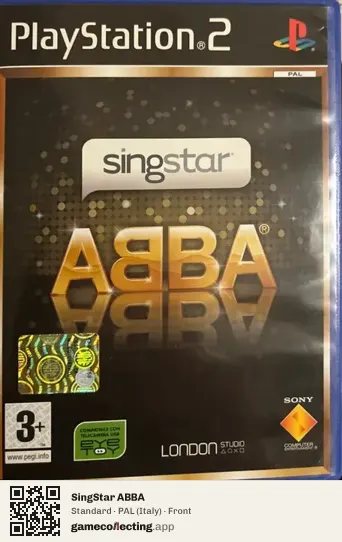 SingStar ABBA PlayStation 2, Italy box front