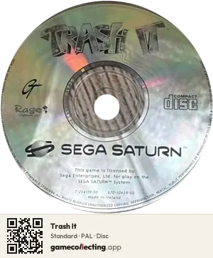Trash It Sega Saturn, PAL disc