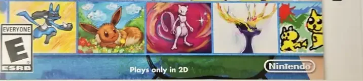 Pokémon Art Academy, the ESRB box on its front