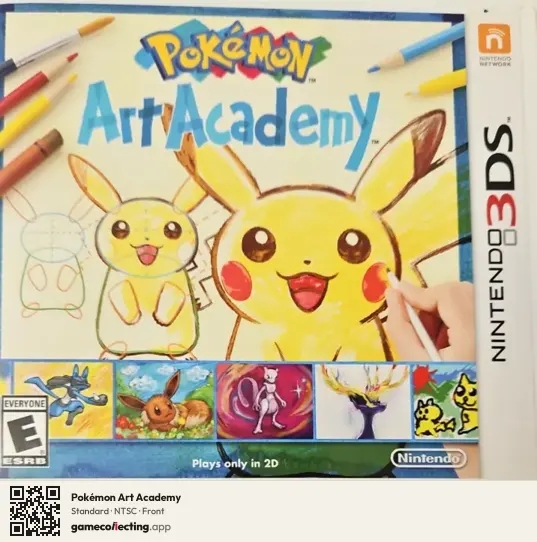 Pokémon Art Academy Nintendo 3DS, NTSC box front