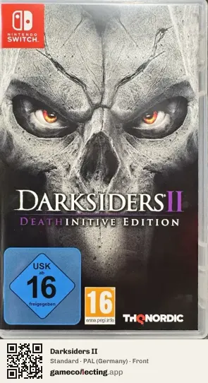 Darksiders II Nintendo Switch, Germany box front